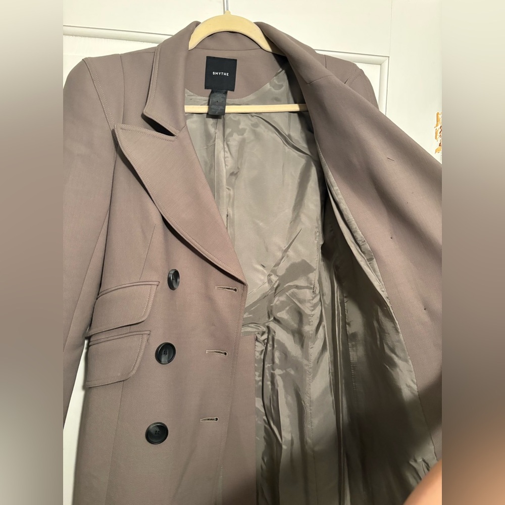 Smythe Pagoda Coat in Storm ASO Meghan Markle - Picture 11 of 14